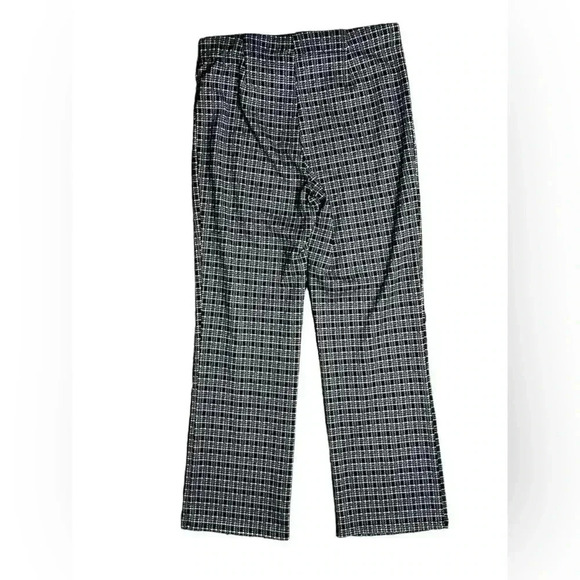 ModCloth Pull on Checkered Soft Kick Flare Pants Medium - Picture 4 of 5